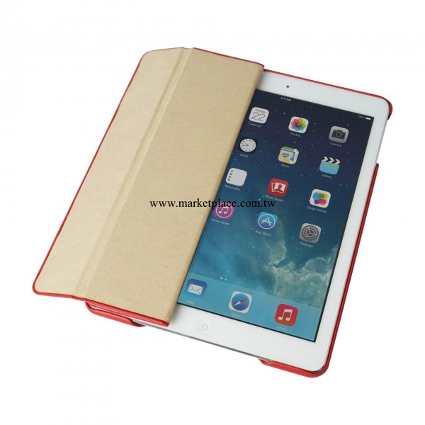 純手工折邊iPad 5 air 保護皮套 無油邊 無車線 三折支架皮套工廠,批發,進口,代購