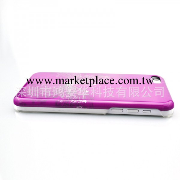 鴻安華2014新款中國風手機保護殼IMD註塑工藝電鍍蝴蝶圖iphone5C工廠,批發,進口,代購