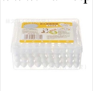 日康嬰兒用品寶寶棉簽嬰兒棉棒嬰兒80頭裝 RK3781工廠,批發,進口,代購