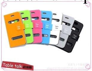 韓國talk蘋果5雙開屏保護套 上下開窗左右翻 iphone4s 超薄皮套工廠,批發,進口,代購
