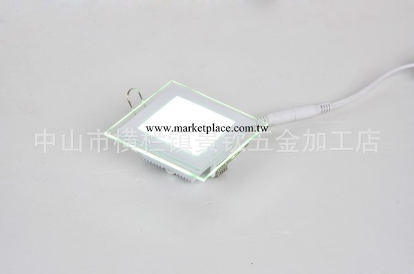 LED 面板燈 玻璃邊框方形面板燈 平板燈 客廳廚衛燈  6W 12W 15W工廠,批發,進口,代購