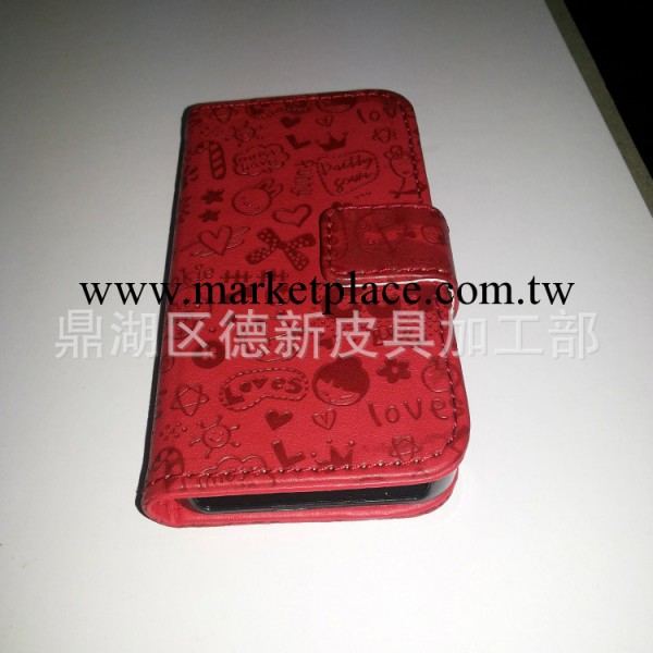 【鎮店之寶】蘋果iphone4S 超薄小魔女左右開折邊套保護皮套 4色工廠,批發,進口,代購