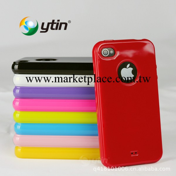IPHONE4S手機保護殼 純色多彩TPU可掛繩保護套 蘋果外殼配件批發工廠,批發,進口,代購