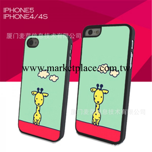 潮牌系列蘋果手機殼 iPhone手機殼 可愛卡通長頸鹿蘋果保護殼工廠,批發,進口,代購