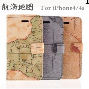 韓版復古手機套 蘋果iphone5手機皮套 左右開iphone4S支架保護套工廠,批發,進口,代購