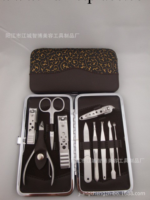 廠傢批發修甲工具套裝10件套 指甲剪美容美甲套 陽江指甲剪套裝工廠,批發,進口,代購