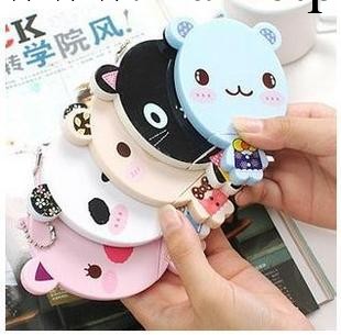 老款美容小物 化妝工具鏡梳套裝 可愛卡通動物大臉梳子+鏡子套裝工廠,批發,進口,代購