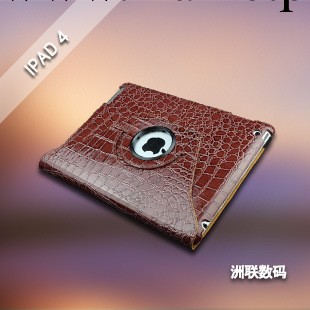 清倉 ipad4/3/2旋轉鱷魚紋皮套 蘋果平板電腦保護殼皮套 多色可選工廠,批發,進口,代購