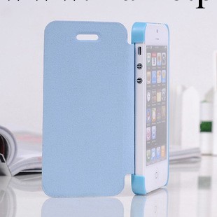 蘋果5代 iphone5 超薄 左右開  手機套 純色 仿原皮套工廠,批發,進口,代購