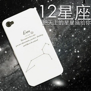 韓國星座版iPhone4S手機殼iPhone4保護套蘋果4代外殼 全包圍水鉆工廠,批發,進口,代購