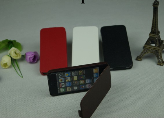 新款 蘋果5皮套 iphone5手機殼 羊仔紋外殼 上下翻保護套 批發工廠,批發,進口,代購