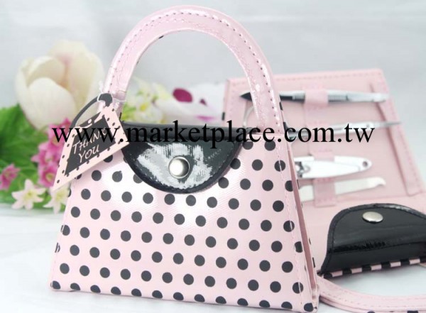 創意美甲工具結婚婚慶用品回禮禮品指甲剪粉色包包修容組美容套裝工廠,批發,進口,代購