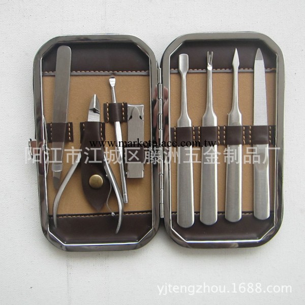廠傢供應高檔8件套美甲套裝，美容套裝，美甲工具工廠,批發,進口,代購