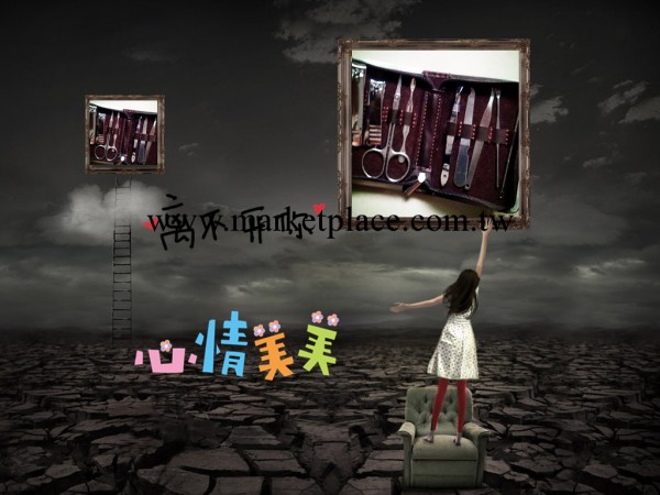 精美皮盒9件套美甲套裝指甲剪 美容工具套裝工廠,批發,進口,代購