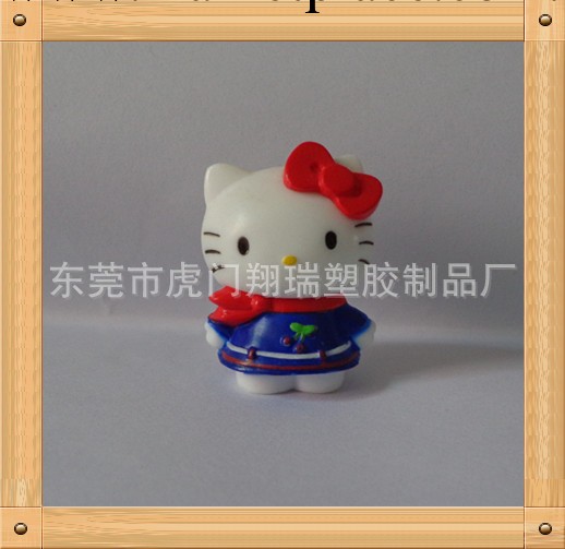 KT貓塑膠玩具禮品  Hello kitty貓3D立體註塑公仔 卡通動漫玩偶工廠,批發,進口,代購