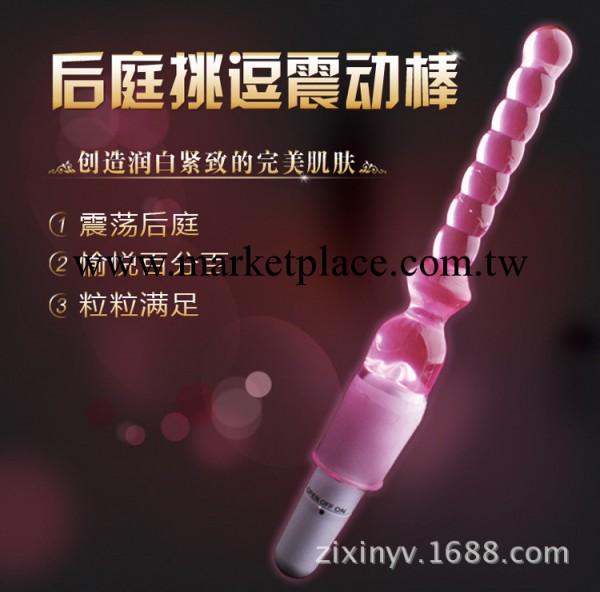 成人情趣用品批發 女用自慰器具G點後庭震動拉珠肛門栓肛門塞批發・進口・工廠・代買・代購