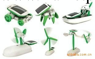 CCTV推薦兒童六合一太陽能變形玩具 兒童玩具最佳工廠,批發,進口,代購