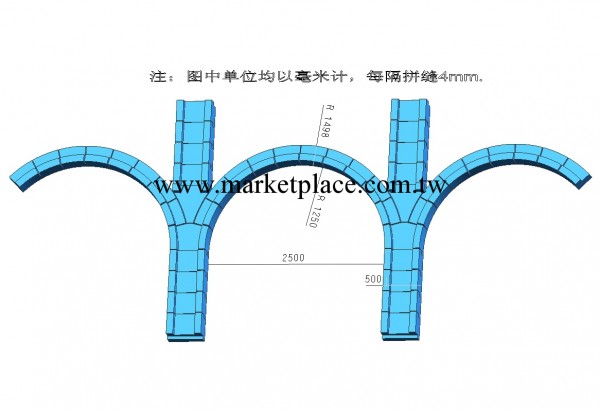 混凝土預制件成形塑料模具拱形預制件成形塑料模具工廠,批發,進口,代購