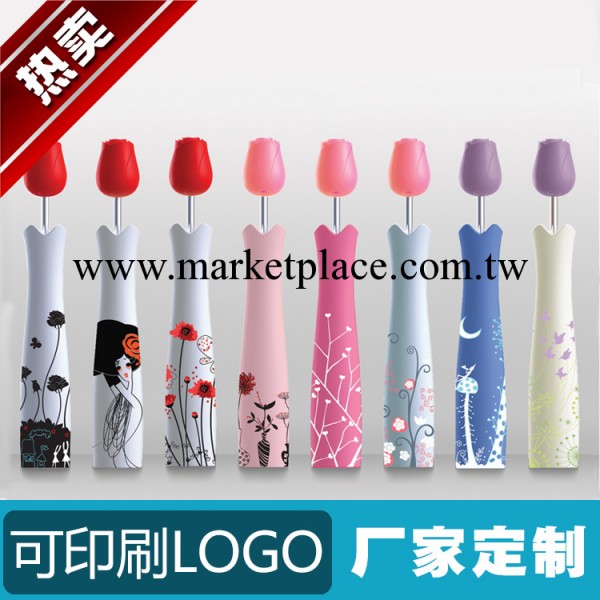 上海廠傢生產創意玫瑰花瓶雨傘 玫瑰花雨傘 花瓶傘 批發工廠,批發,進口,代購