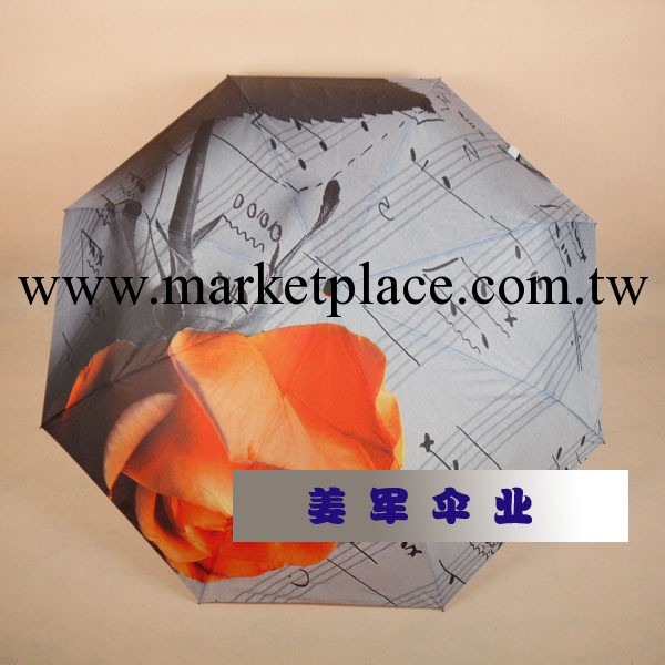 新款特價臺灣正品百麗歐樂譜玫瑰創意化傘3折自動傘晴雨傘折疊傘工廠,批發,進口,代購