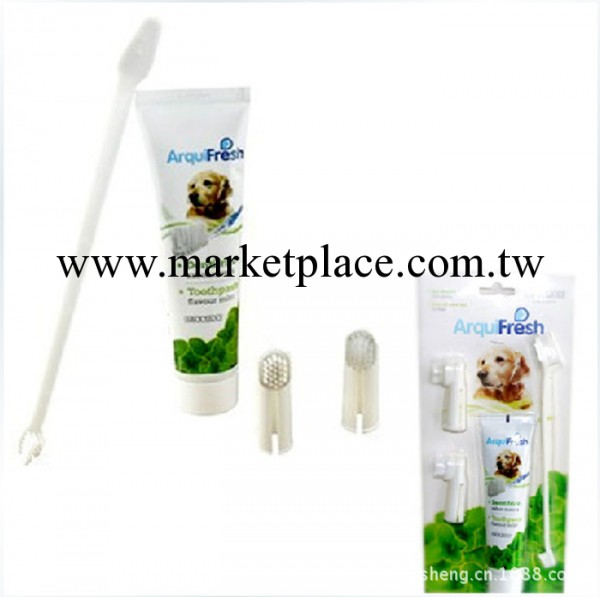 寵物牙膏牙刷套裝 100g 狗狗牙刷 藥膏 狗狗用品 清潔牙齒 除口臭工廠,批發,進口,代購