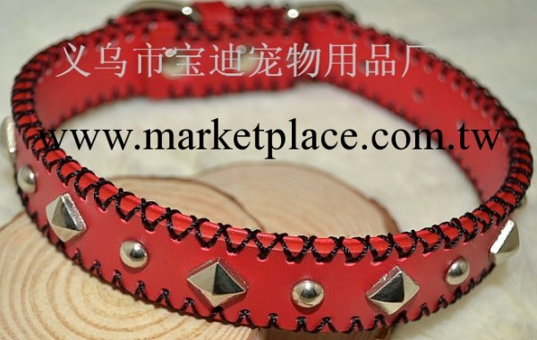 廠傢2014新款寵物項圈 寵物手工金字塔項圈 寵物用品批發工廠,批發,進口,代購