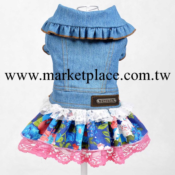 寵物用品之牛仔寵物服裝 泰迪貴賓吉娃娃狗衣服工廠,批發,進口,代購