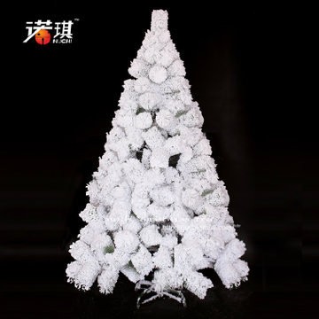 諾琪 180cm加密棉絮植絨噴雪落雪 松針聖誕樹 1.8米酒店裝飾7kg批發・進口・工廠・代買・代購