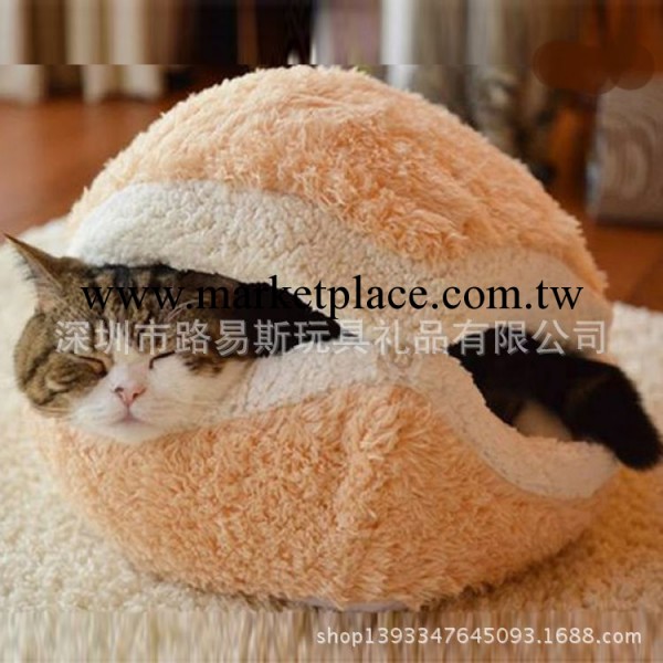 廠傢專業定制【寵物用品】 創意漢堡貓咪窩  訂做寵物衣服 寵物窩工廠,批發,進口,代購