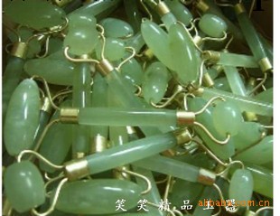 供應A547天然岫玉美容器 玉石美容器美容瘦臉器玉石瘦臉器按摩棒工廠,批發,進口,代購