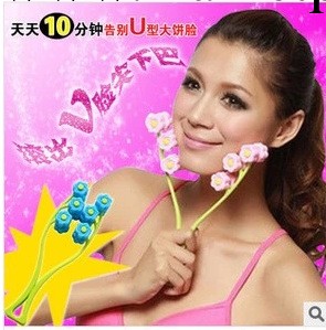 日韓時尚美容 三段式拉提玫瑰花型臉部面部滾輪按摩器工廠,批發,進口,代購