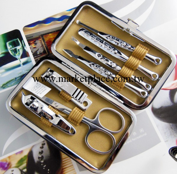 日美70046美容工具套裝 美容化妝工具7件套 指甲刀工具套裝工廠,批發,進口,代購