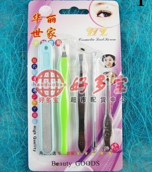 5件套化妝工具 美容美甲工具套裝  2元店批發 兩元超市貨源工廠,批發,進口,代購