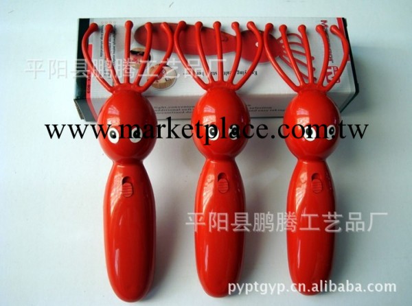 按摩器 五爪王頭部電動美容按摩器 章魚按摩器工廠,批發,進口,代購