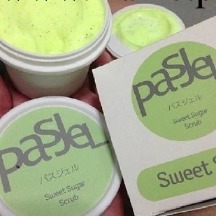 化妝品泰國新品pasjel 綠色砂糖磨砂膏溫和去角質凈膚美白去死皮工廠,批發,進口,代購