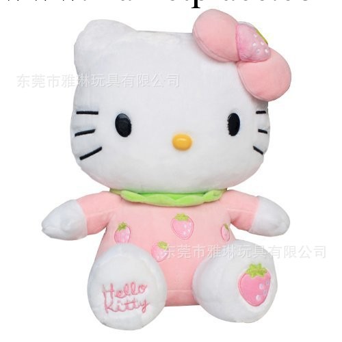 毛絨公仔草莓派凱啼貓 hello kitty坐姿貓 款式新穎獨特工廠,批發,進口,代購