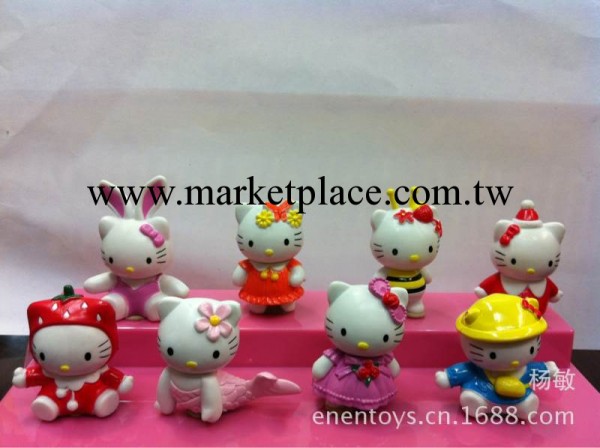 8款 變身美人魚KT hello kitty COS系列手辦公仔擺件工廠,批發,進口,代購