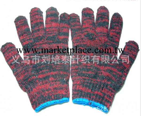 廠傢直銷勞保手套，七針紅花手套，耐磨防滑工作防護手套批發・進口・工廠・代買・代購