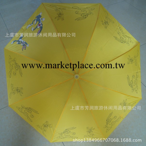 ◤雨傘工廠混批發定制做◥ 折疊雨傘傘創意兔八哥卡通雨傘禮品工廠,批發,進口,代購