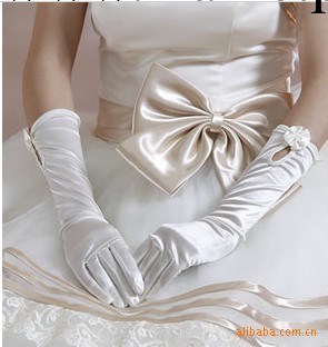 好百年 新娘手套|婚紗手套|禮服手套 純白/米白 S044工廠,批發,進口,代購