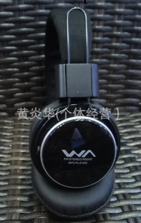 FM無線插卡耳機 頭戴式耳機SD卡播放 重低音 收音FM WA TM-001工廠,批發,進口,代購