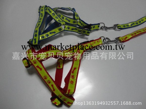 寵物用品廠傢1.5*120反光精美寵物牽引帶狗鏈多種顏色可選套裝工廠,批發,進口,代購