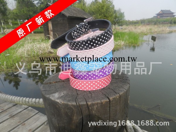 批發 時尚波點6色帶精美桃心寵物項圈 寵物用品義烏廠傢批發工廠,批發,進口,代購