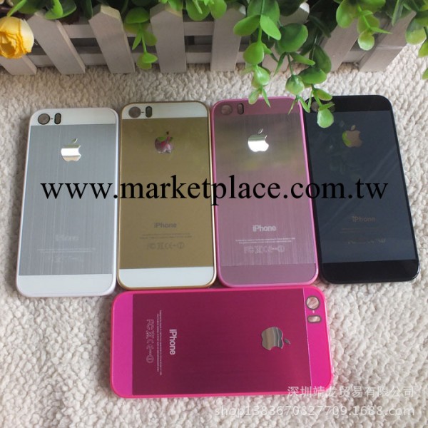 蘋果iphone 5s保護套 iphone5s手機保護殼 高檔土豪金拉絲手機殼批發・進口・工廠・代買・代購