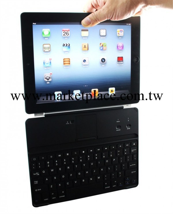 廠傢直銷 ipad4 蘋果ipad2/3/4 new ipad 藍牙鍵盤 五金藍牙鍵盤批發・進口・工廠・代買・代購
