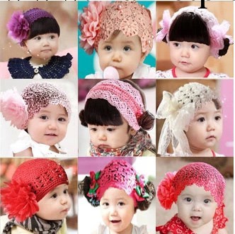韓國兒童假發蕾絲發飾女劉海蕾絲頭飾兒童發飾兒童發帶多款批發工廠,批發,進口,代購