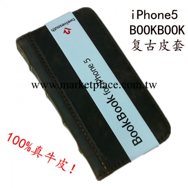 新款 iphone5真皮套 蘋果五代 BOOKBOOK 復古皮套 真牛皮套 S171工廠,批發,進口,代購