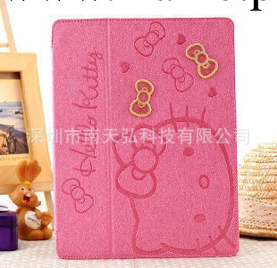 蘋果Ipad2保護套hellokitty ipad3/4平板保護皮套Ipad4帶休眠皮套工廠,批發,進口,代購