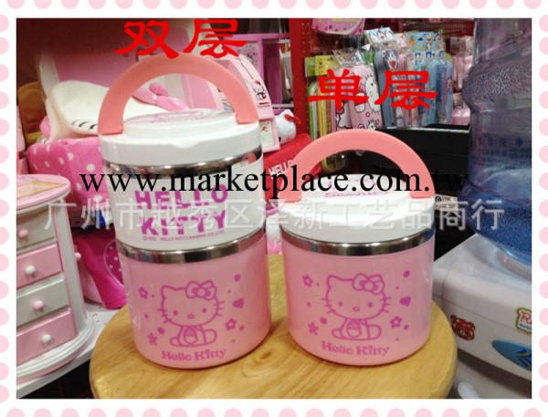 hello  kitty 保溫飯盒卡通不銹鋼保溫飯盒KT單雙層保溫飯盒新款工廠,批發,進口,代購