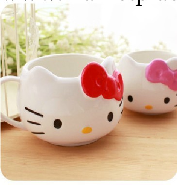 可愛hello Kitty卡通水杯 KT立體頭像杯子 創意牛奶杯陶瓷早杯子工廠,批發,進口,代購